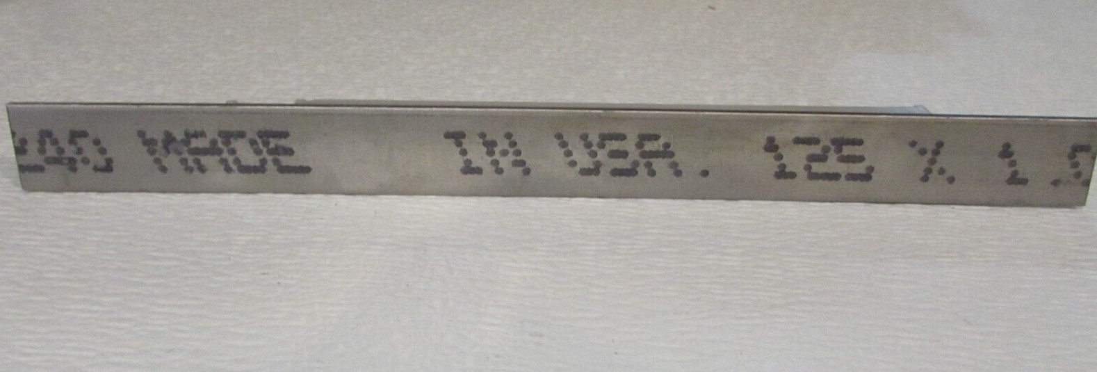 1/8″ x 1″ X 12″ 304 STAINLESS STEEL FLAT BAR–MADE IN THE U.S.A.