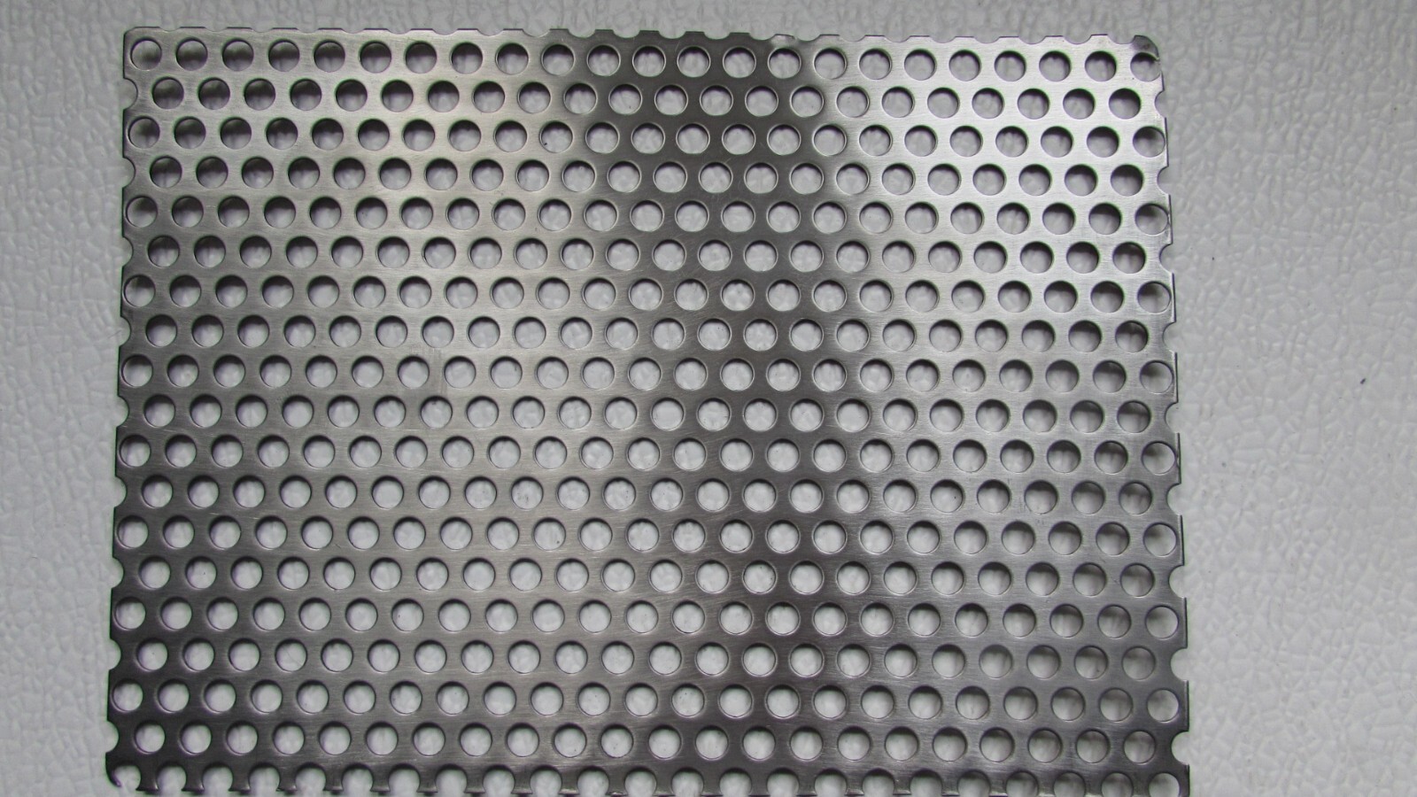 1/4″ HOLE 0N 3/8 CENTERS 18 GAUGE 304 STAINLESS STEEL PERFORATED 12″ X 24″