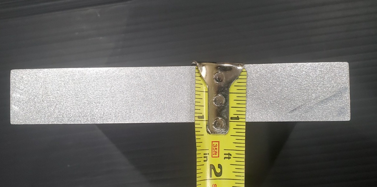 Aluminum extruded block 6×4.750×1″ thick free shipping