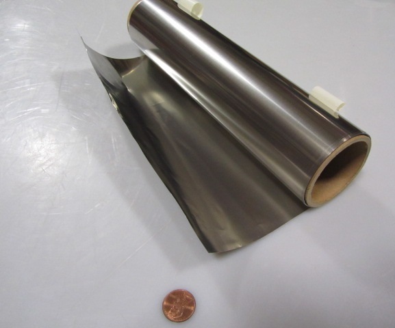 321 Weldable Stainless Steel Foil, .002″ Thick x 10.0″ Wide x 25 Foot Length