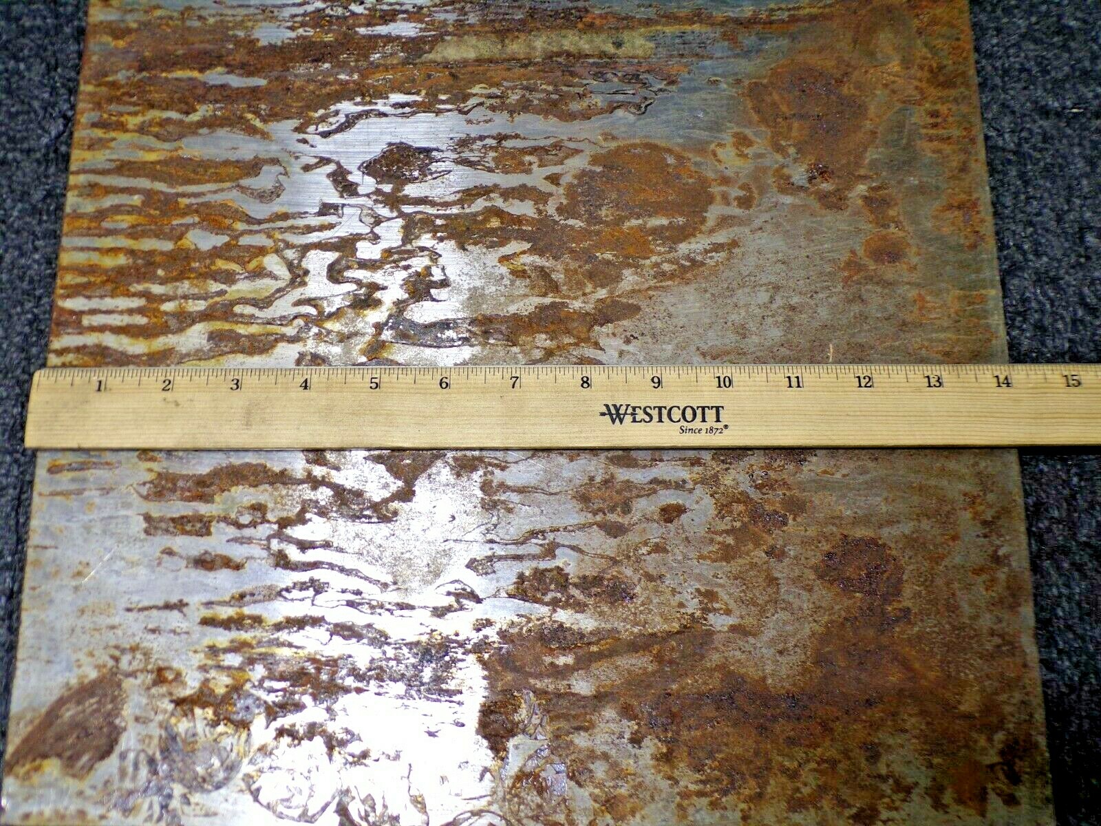 Made in USA 14 x 14 x 3/8 Inch, AISI Type C1018, Low Carbon Steel Flat Stock