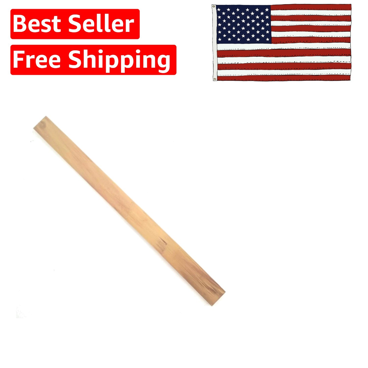 High-Quality 1/8″ x 1″ x 12″ Brass Flat Bar – Perfect for Custom Craft Projects