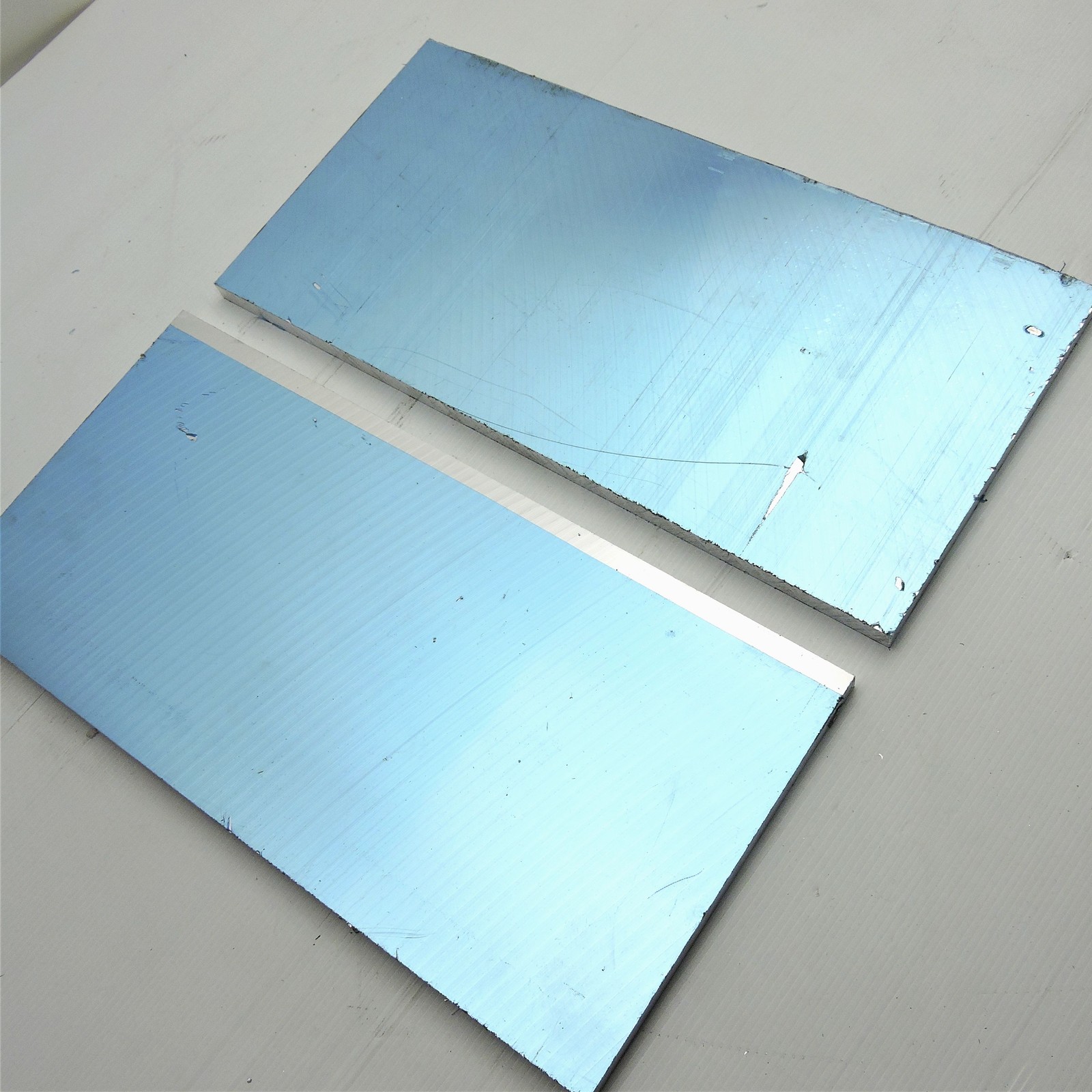 .5″ thick 1/2 Precision CAST Aluminum PLATE 7.375″ x 15.875″Long QTY 2 sku157263