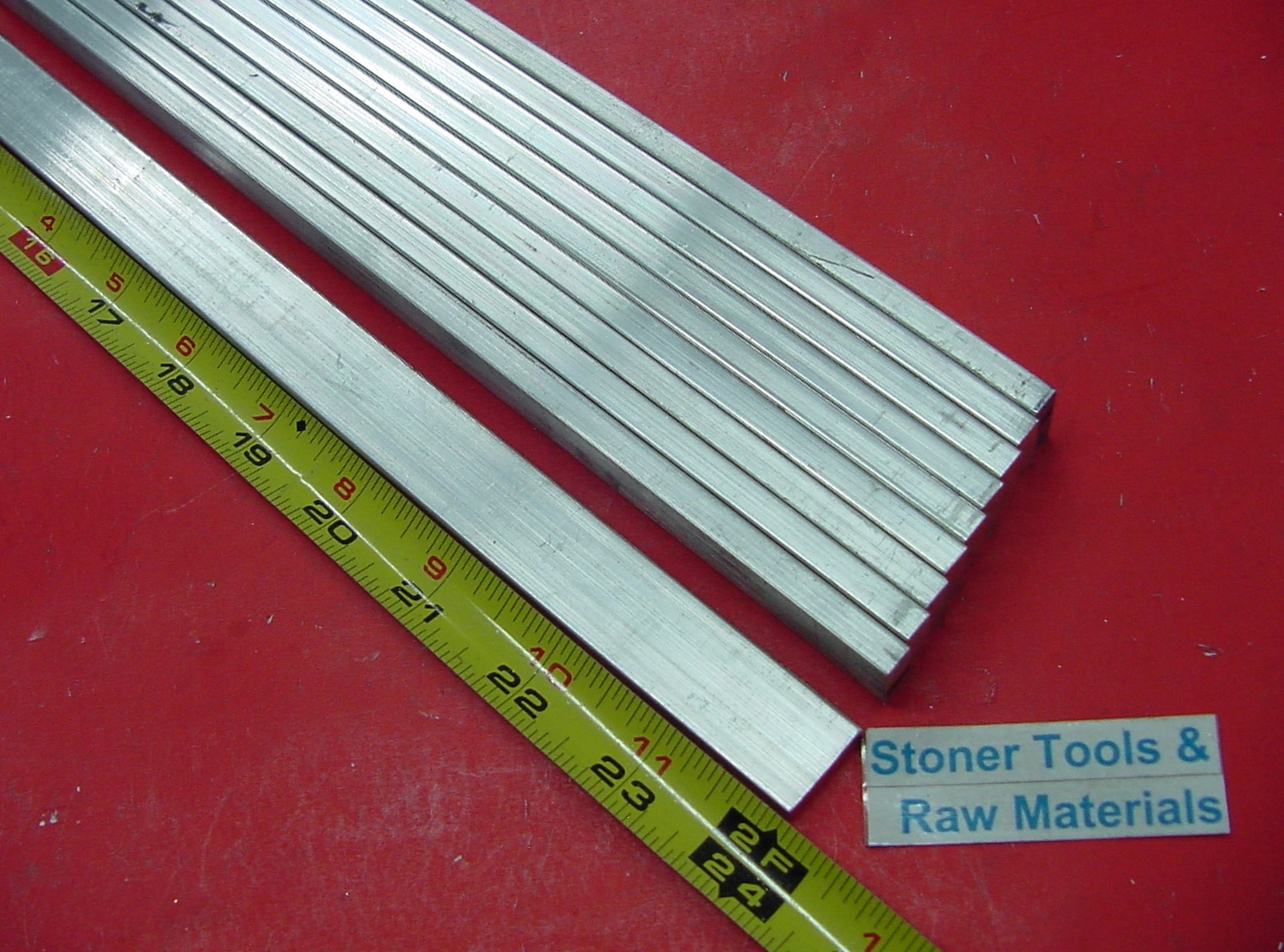10 Pieces 3/16″ X 2″ ALUMINUM 6061 T6511 FLAT BAR 24″ long .187″x 2″ Mill Stock
