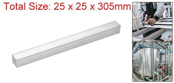 Square Aluminum Flat Bar 1″ Thickness 1″ Width 12″ Length
