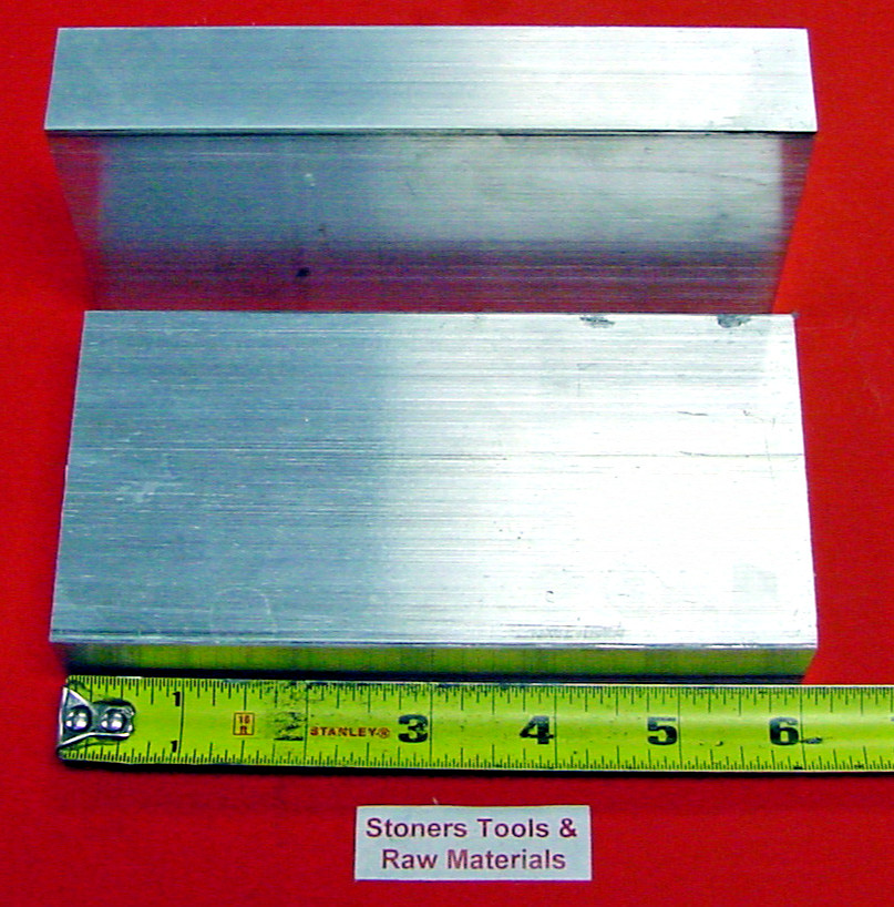 2 Pieces 1-1/4″ X 4″ ALUMINUM 6061 FLAT BAR 6″ long Solid Extruded Mill Stock