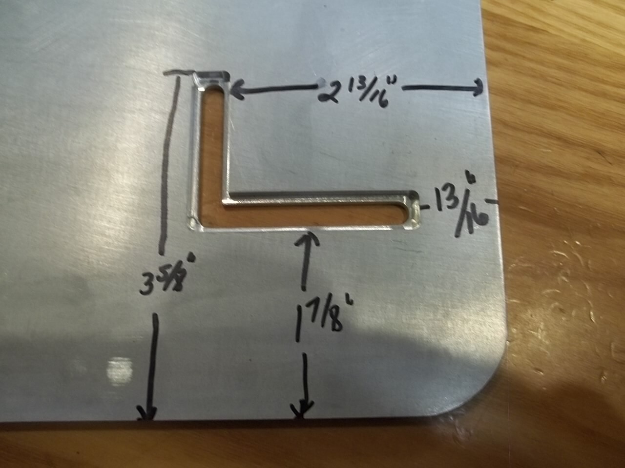 1/4″ Thick x 19.75″ Long x 15.75″ Wide, Aluminum Plate