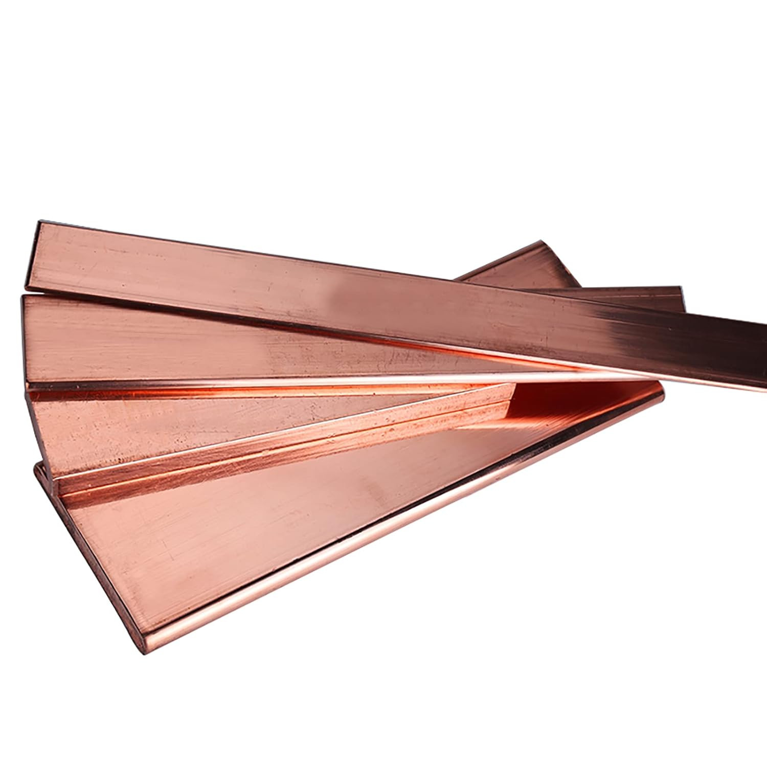Copper Bus Bar 3mm x 15mm x 11.81 inch / 300mm, 1Pcs C110 Pure Cu Copper Flat Bu