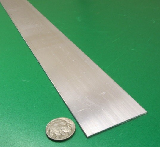 1100 Aluminum Bar Softened (O) .050″ Thick x 2.0″ Wide x 24″ Long, 3 Units