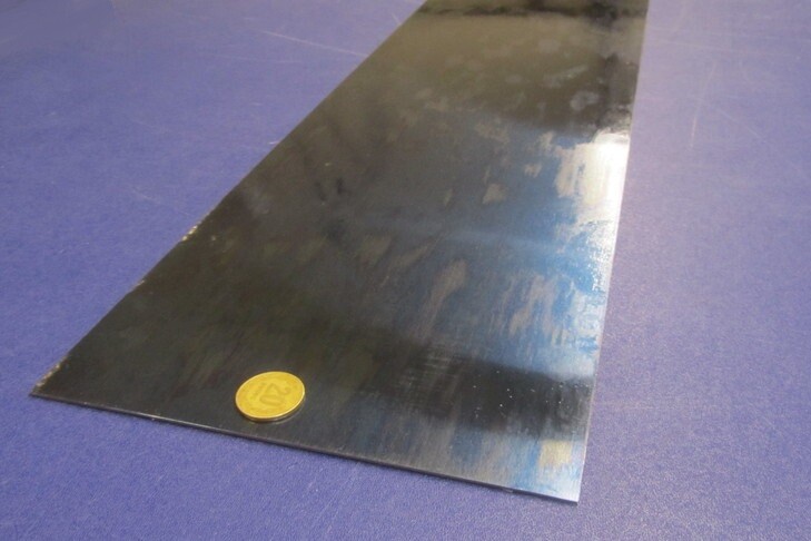 1095 Annealed Spring Steel Shim .035″ Thick x 8.0″ Width x 24″ Length