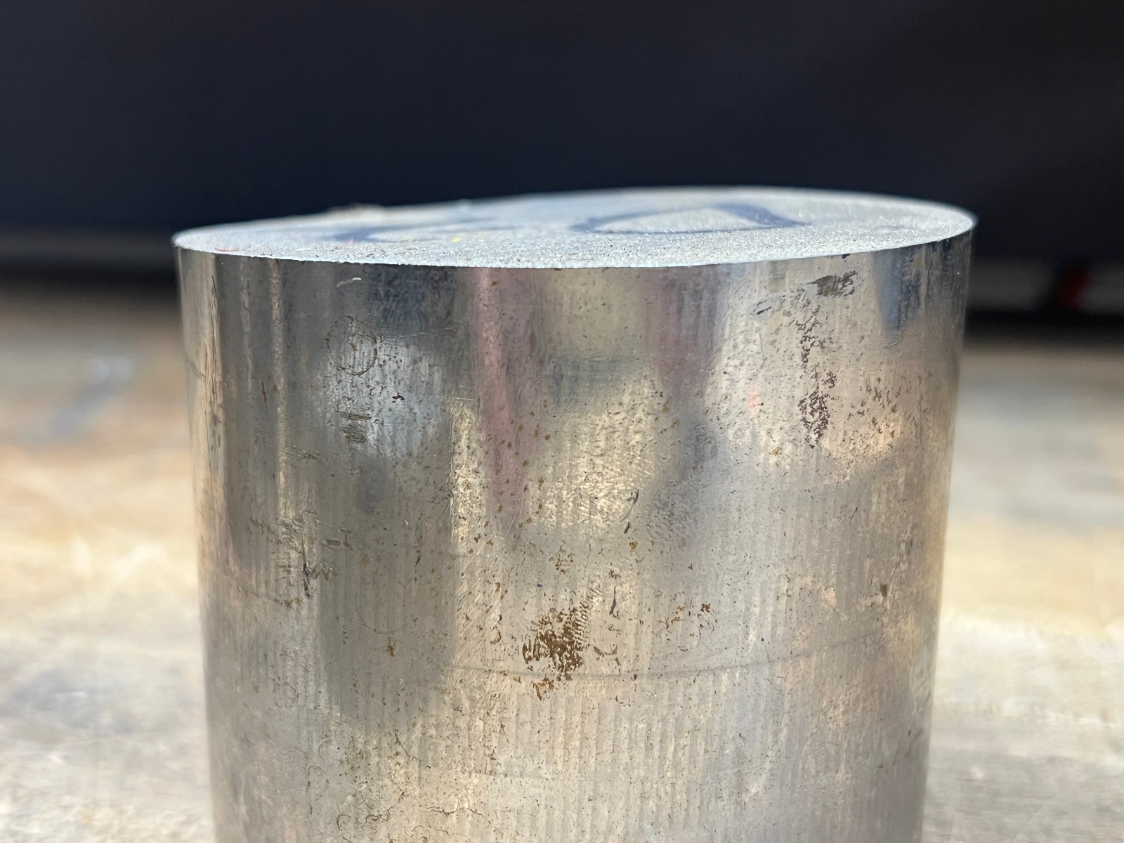 D2 Tool steel Round bar cut off lot 3.5″ 3.75″ 4″ – 42.9 lbs air hardening