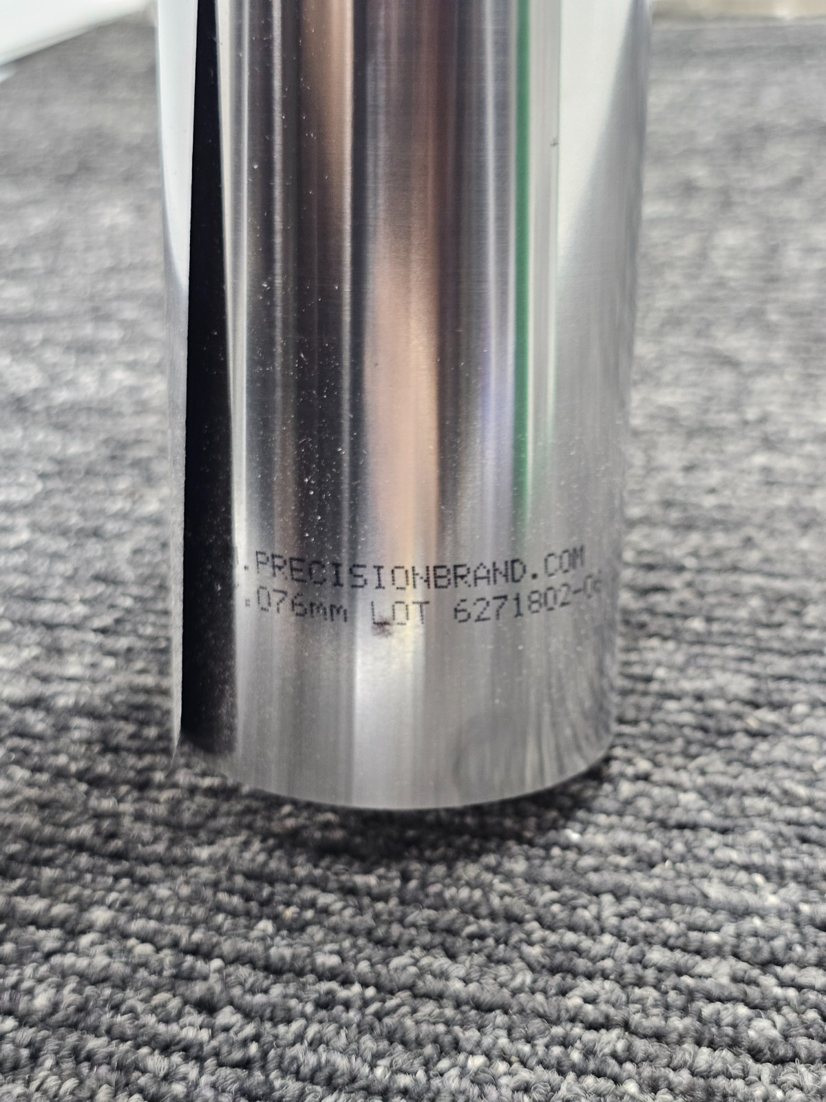 (QTY 2) Precision Brand 16245 Shim Stock Roll Cold Low Steel 0.0030 In Full Hard