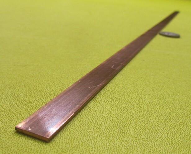 110 Copper Bar H02, 1/16″ Thick x 1/2″ Wide x 24 Inch Length
