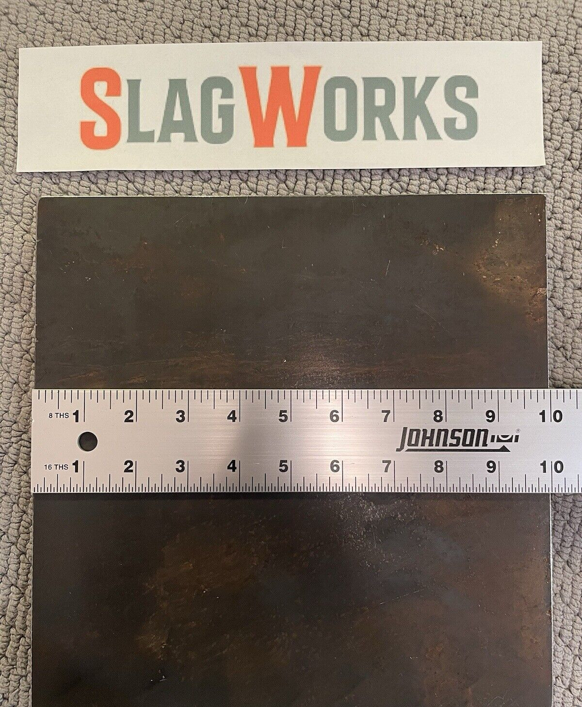 1/4x10x12 inch steel plate 10”x12” A36 Hot Roll Flat .25″ Thick