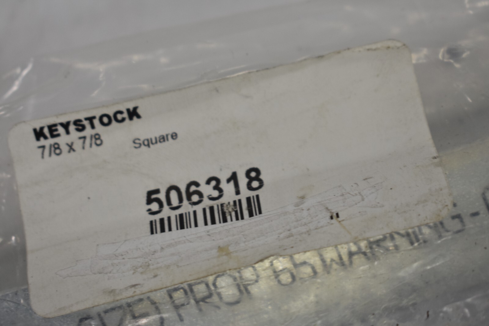 Mak-A-Key Square Key Stock 7/8″ Thick x 7/8″ x 12″ L Zinc Plated Tool 506318
