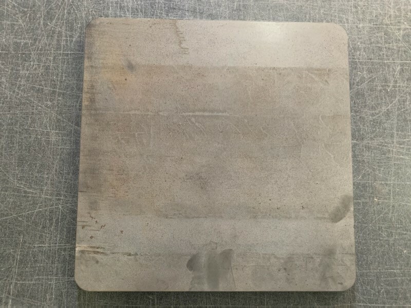 3/8″ x 14″ x 18″ Pizza Steel Plate, Rounded Corners A36 Steel, 0.375″ Thick