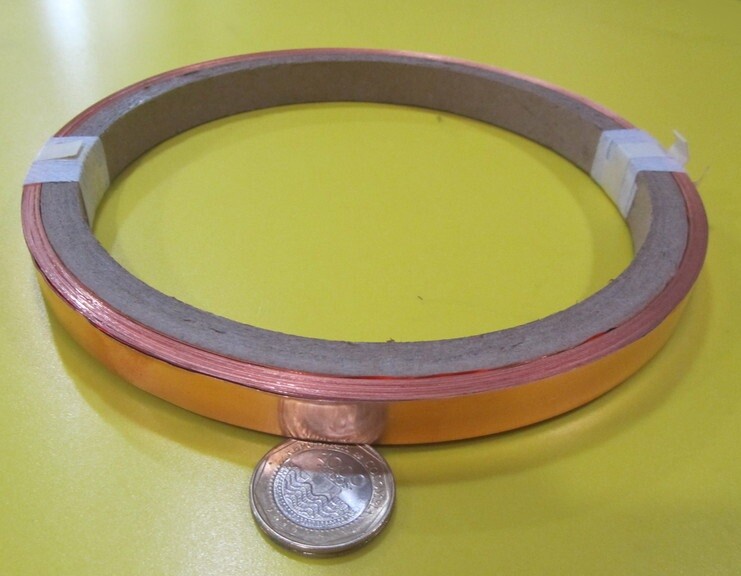 110 Copper Foil Soft Temper .003″ Thick x 1/2″ Wide x 100 Foot Length