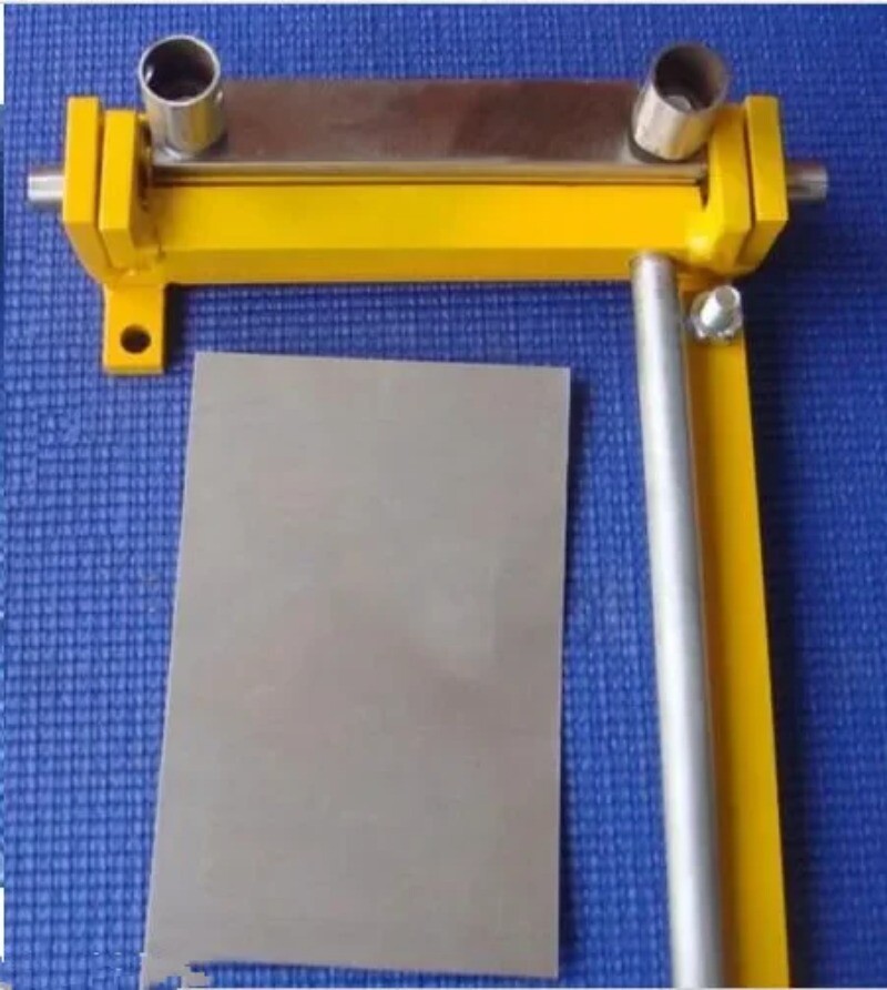 Manual Metal Iron Aluminum Copper Plate Sheet Bending Machine ATT 100mm Wide