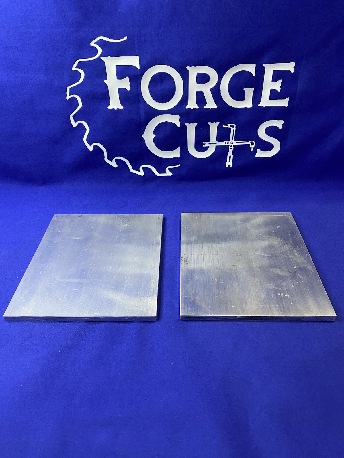 .25 X 5” X 6″ Long 6061 T6511 (2) Piece aluminum plate flat bar stock block 1/4”