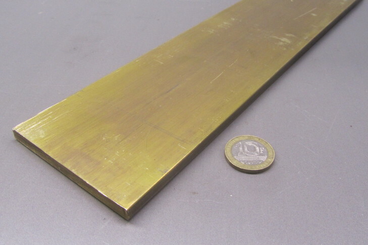 360 Brass Flat Bar 1/4″ Thick x 3.0″ Wide x 24.0″ Length