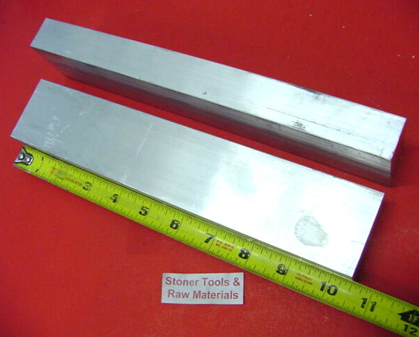 2 Pieces 1-1/4″ X 3″ ALUMINUM 6061 FLAT BAR 10.5″ long Solid Extruded Mill Stock