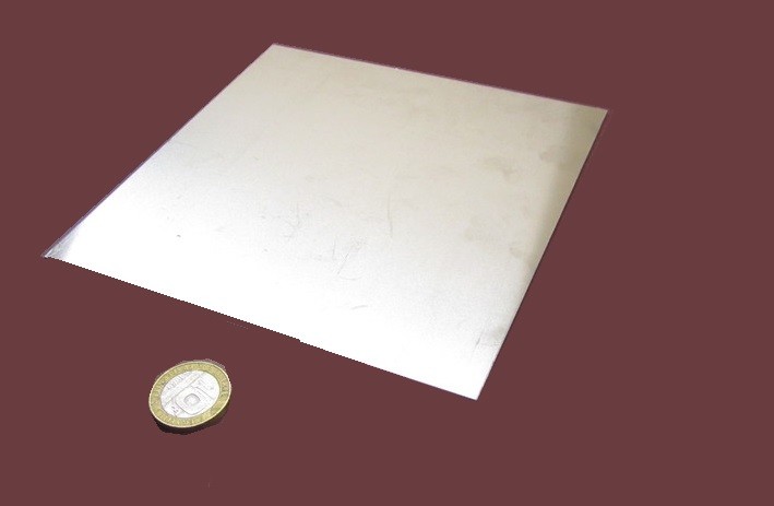 301 Stainless Steel Sheet Shim, .042″ x 6.0″ Width x 6.0″ Length