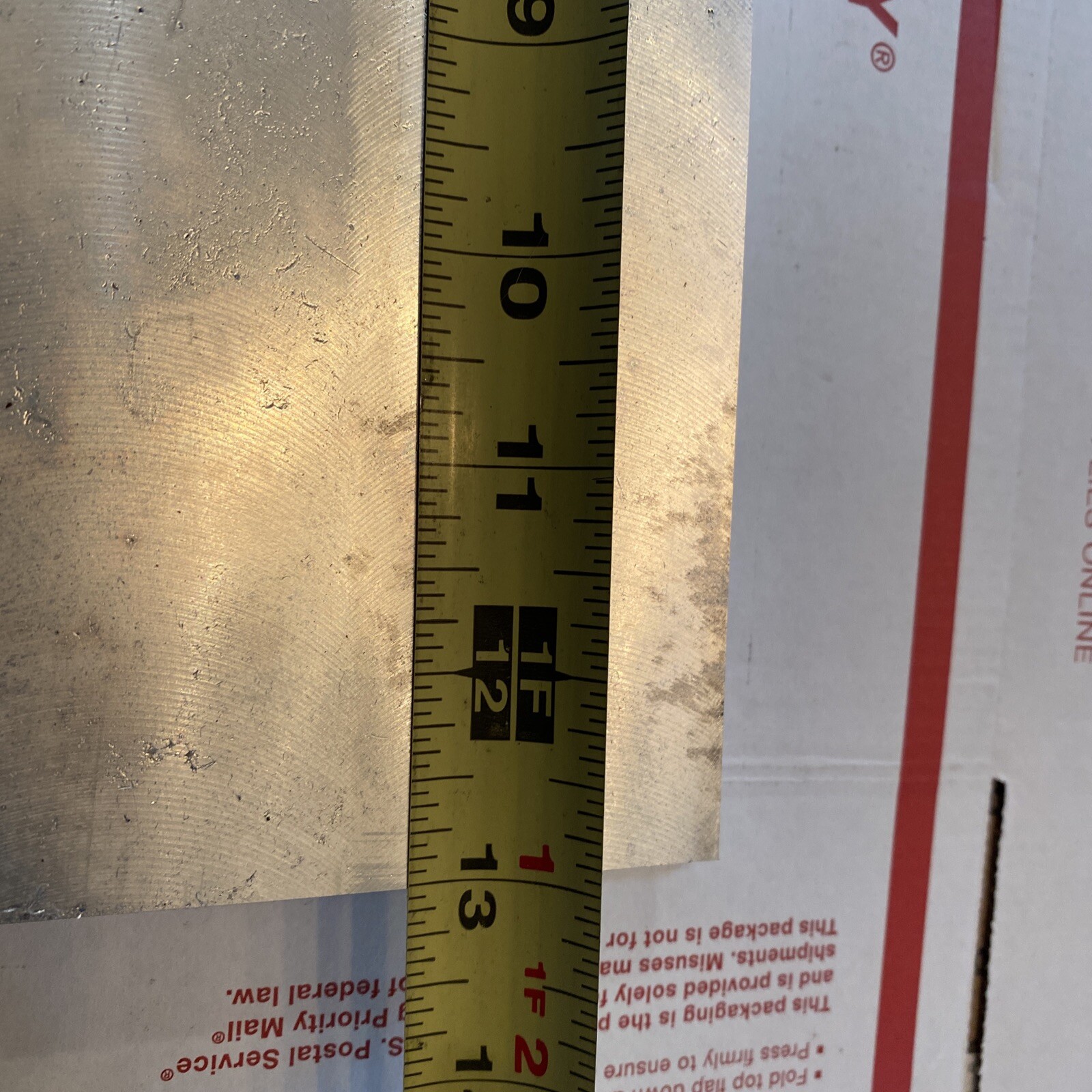 KAISER aluminum plate 6061-T651 3/4″ X 13” X 4″ Made In USA