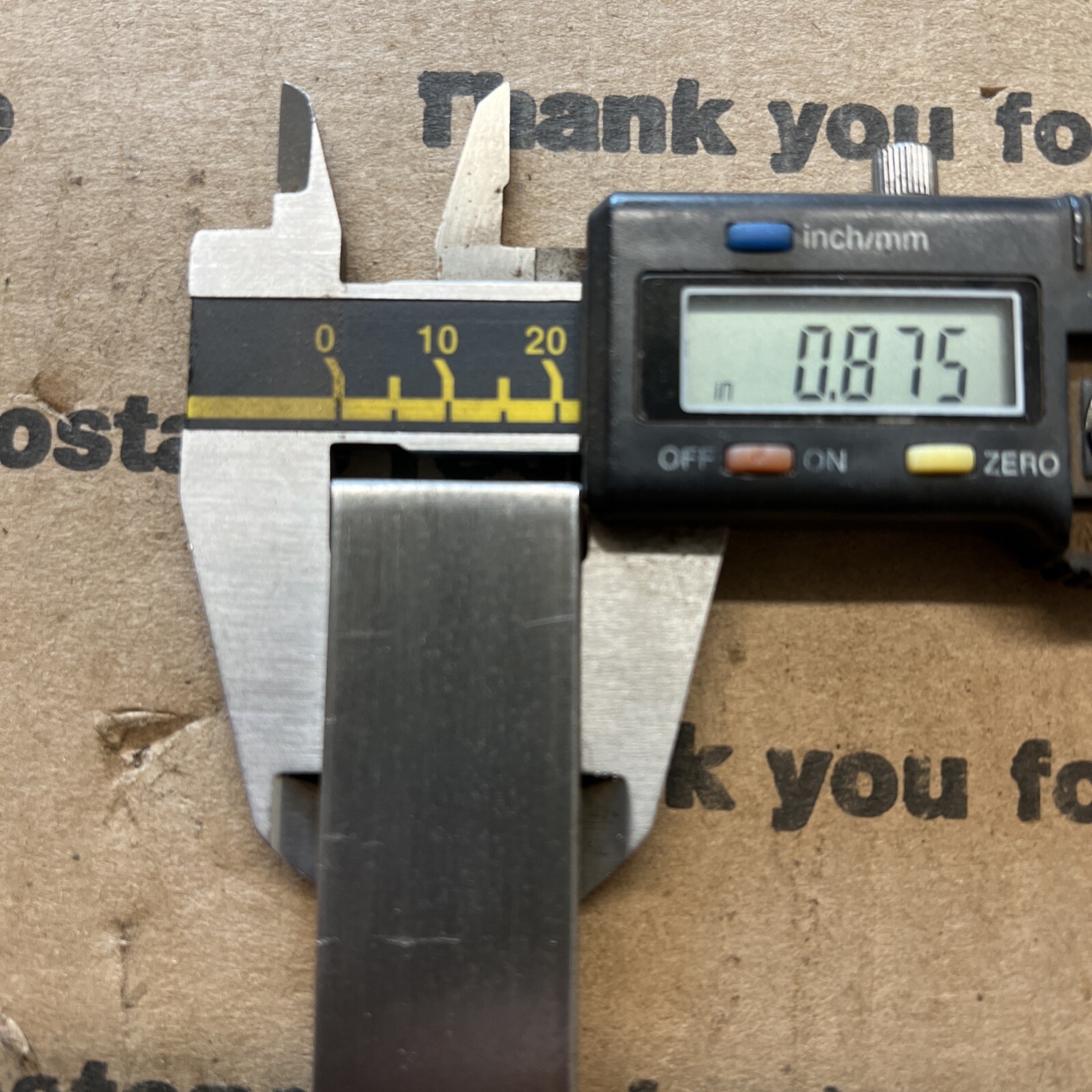 3/8 X 7/8 Flat Steel Bar 10” Long Blacksmith Machining Cold Rolled 1018