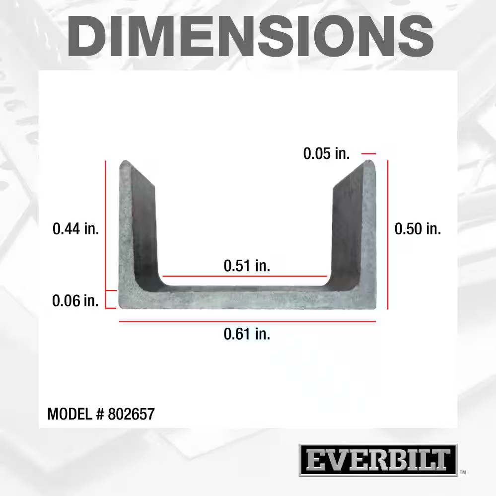 Aluminum C Channel 6063 T5 Metal U Channel Extrusion Bar Structural Rail