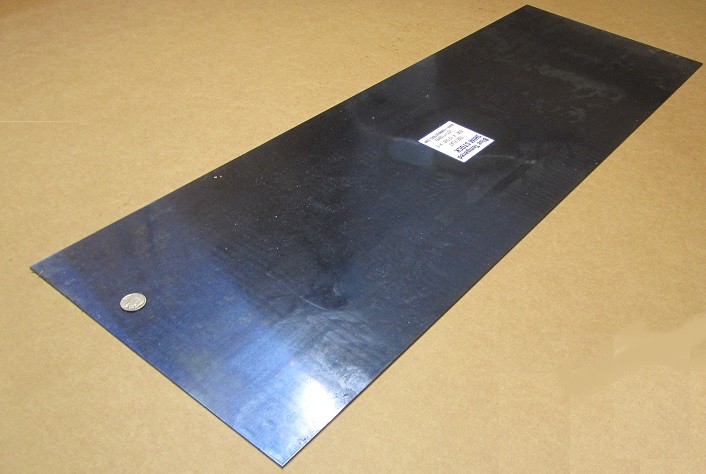 1095 Hard Blue Tempered Spring Steel Shim .050″ Thick x 12.375″ Width x 36″ Long