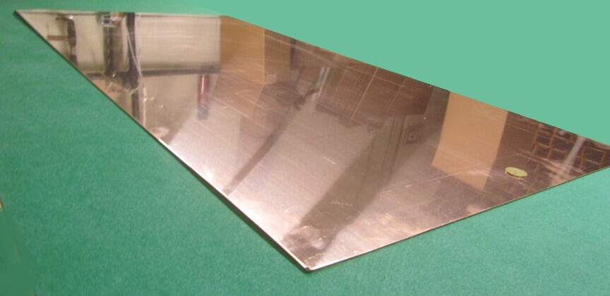 101 Copper Sheet 1/8 to 1/4 Hard .025″ Thick x 24.0″ Wide x 48.0″ Length