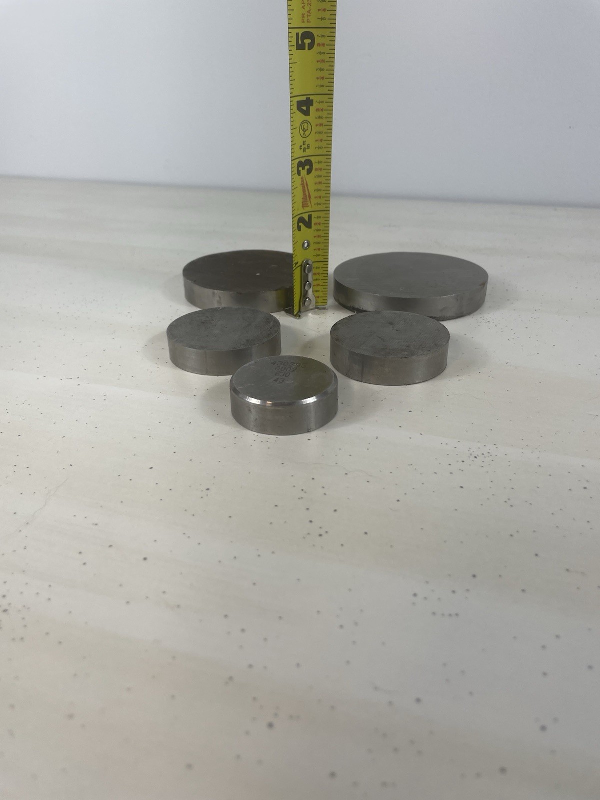 5 Stainless Steel Cut-Off Assorted Round Pcs 304 303 316 Steel High End Quality
