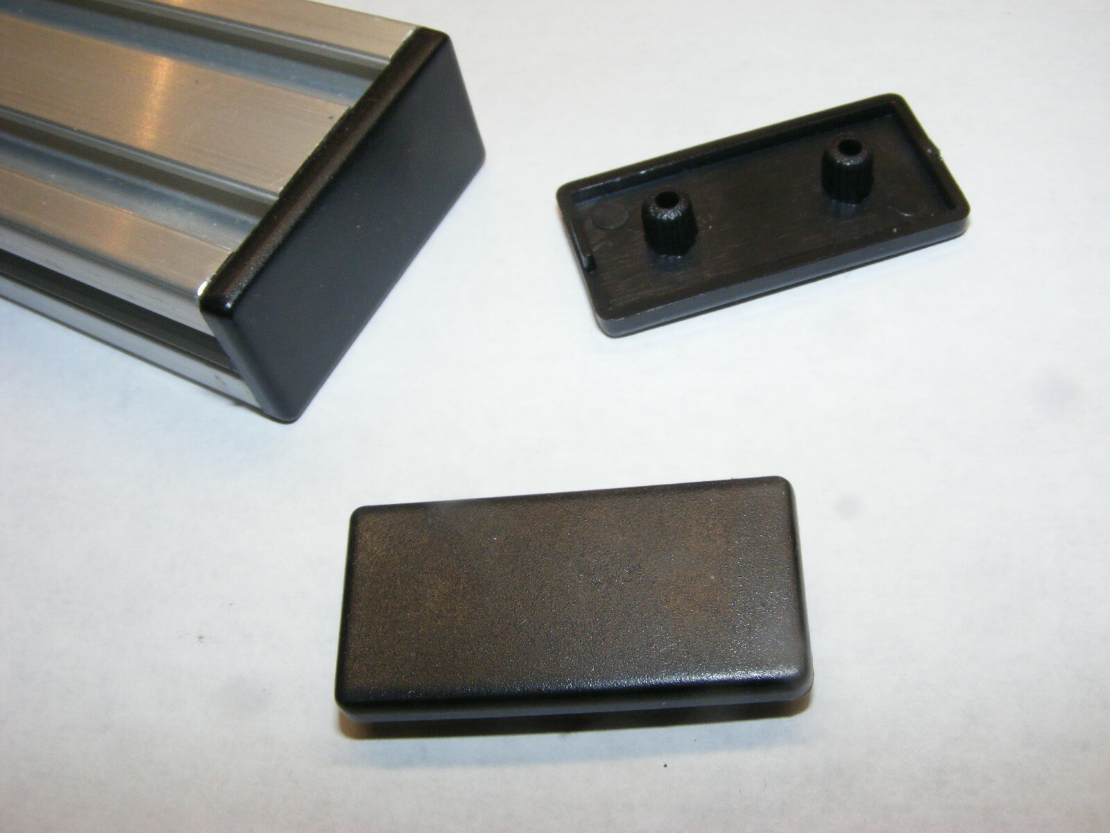 x10 END CAP 2040 BLACK PLASTIC Extruded Aluminum T-slot 20 mm X 40 mm COVER USA