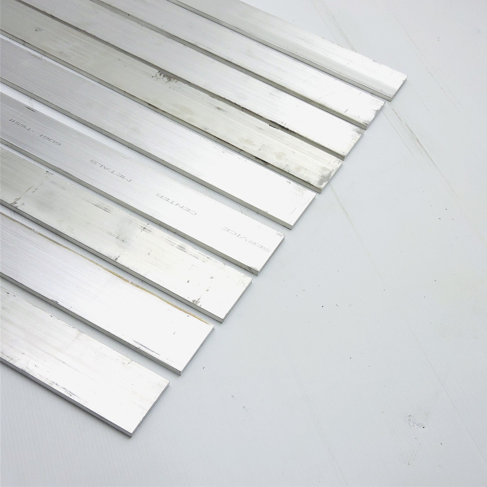 .375″ x 4″ Aluminum 6061 FLAT BAR 13.625″ Long new mill stock QTY 9 sku M328