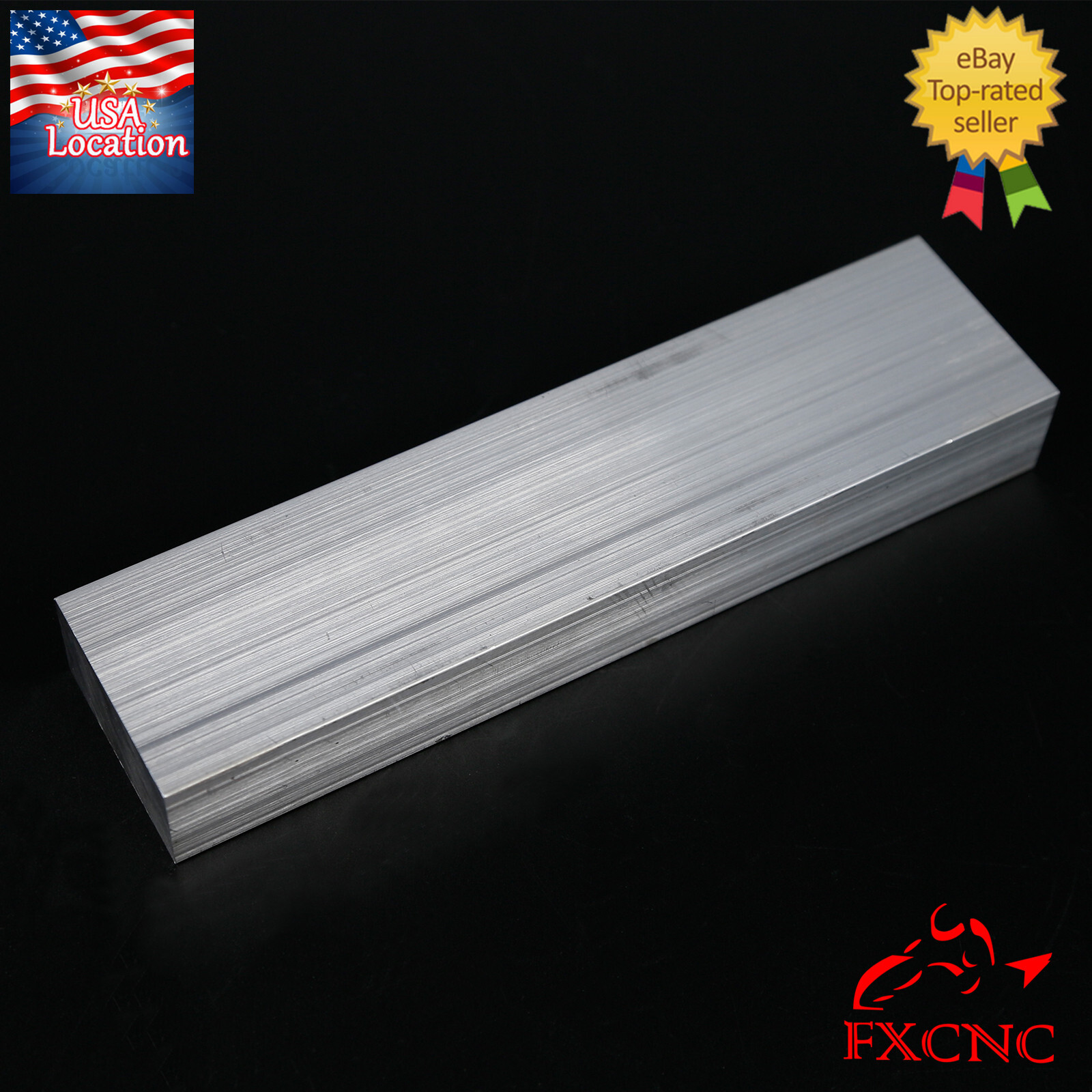 T6061 Aluminum Plate Flat Bar Strip Length 200mm Width 50mm Thickness 25mm