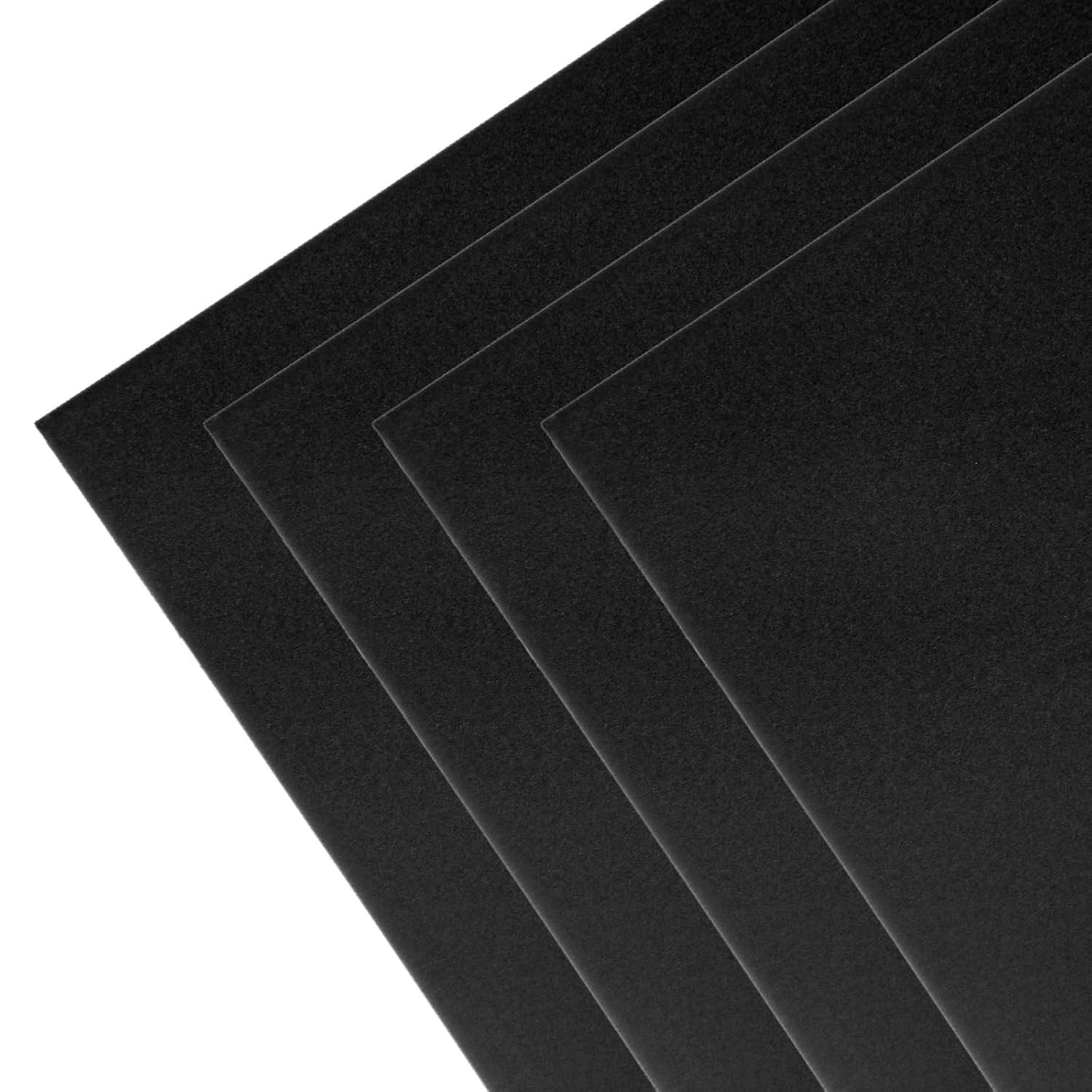 2 PCS 12 X 12 X 1/8 0.12” ” Anodized Aluminum Sheet Black Aluminum Engraving DIY