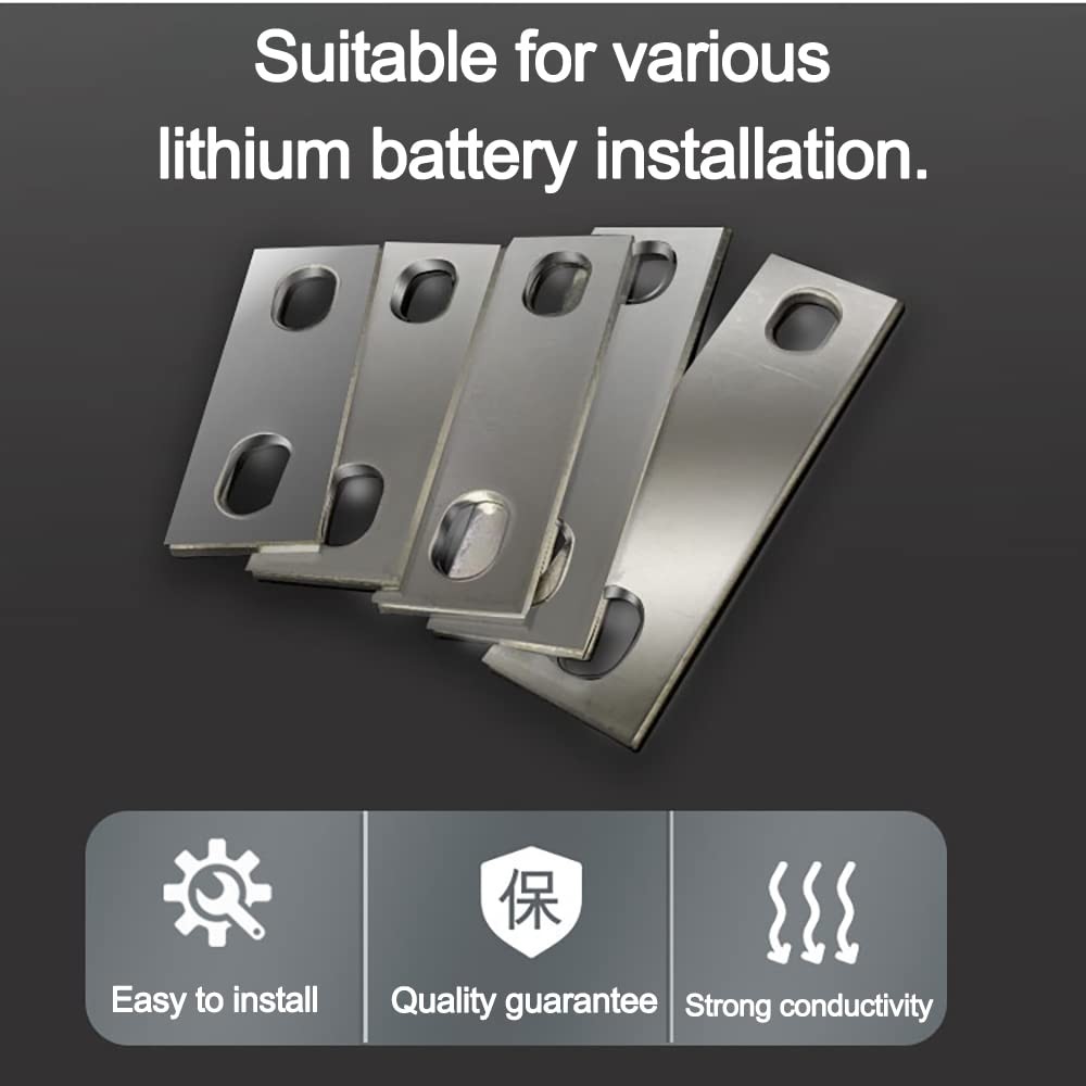 Bus Bars Connector Red Copper Nickel Plate Pitch Row 45mm Lifepo4 Cell Lithium B