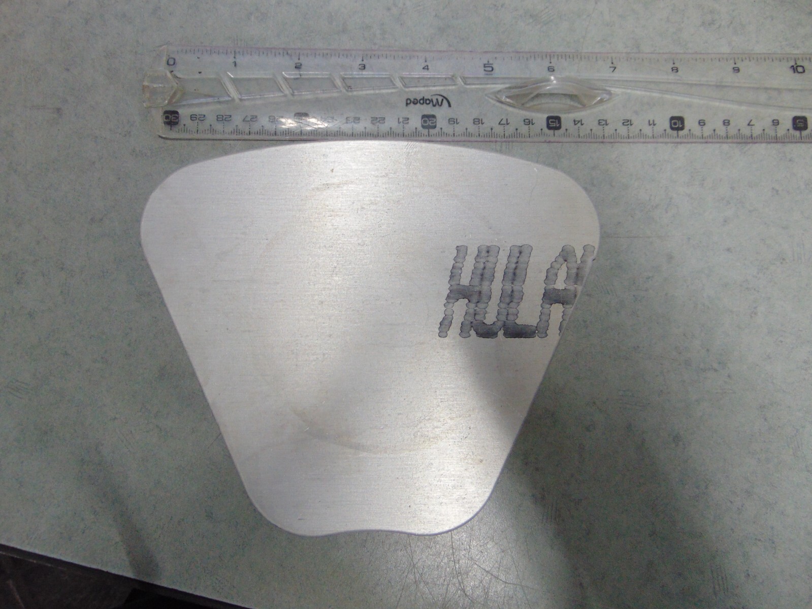 Aluminum Plate Drop Scrap Blank 1″ thickness, 6061 (see measurements in photo)