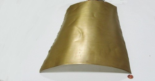 Brass Perforated Staggered Sheet, .016″ Thick x 24″ x Per Ft”, .020″ Hole Dia.