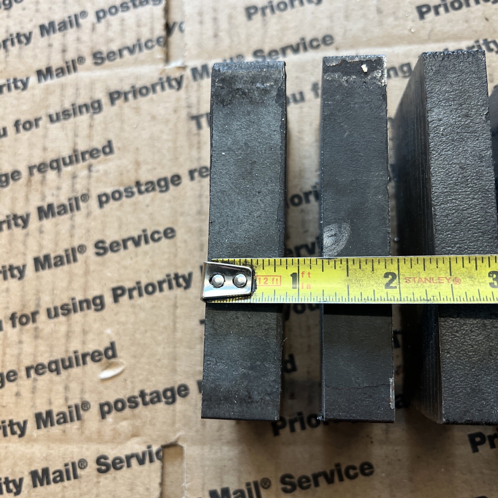 2 X 4 THICK Flat Steel Bars Blacksmithing Billets Spacers Shims Blocks #4