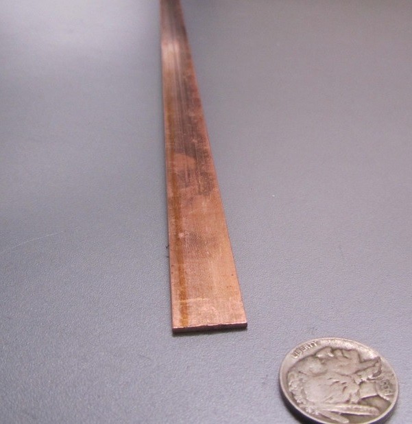 110 Copper Bar H02, 1/16″ Thick x 5/8″ Wide x 12 Inch Length