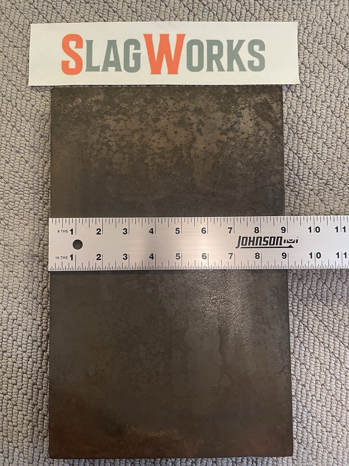 1/2x9x14 inch steel plate 9”x14” A36 Hot Roll Flat .5″ Thick