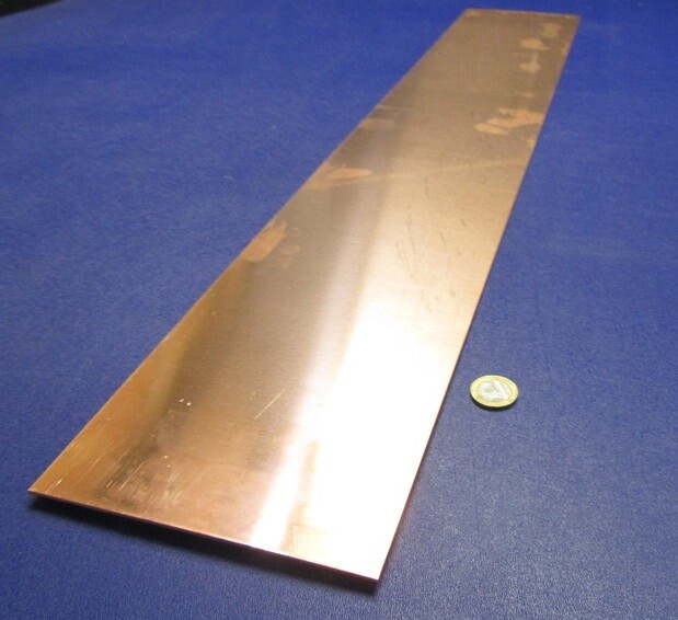110 Copper Bar H02, .050″ Thick x 6.0″ Wide x 3 Ft Length