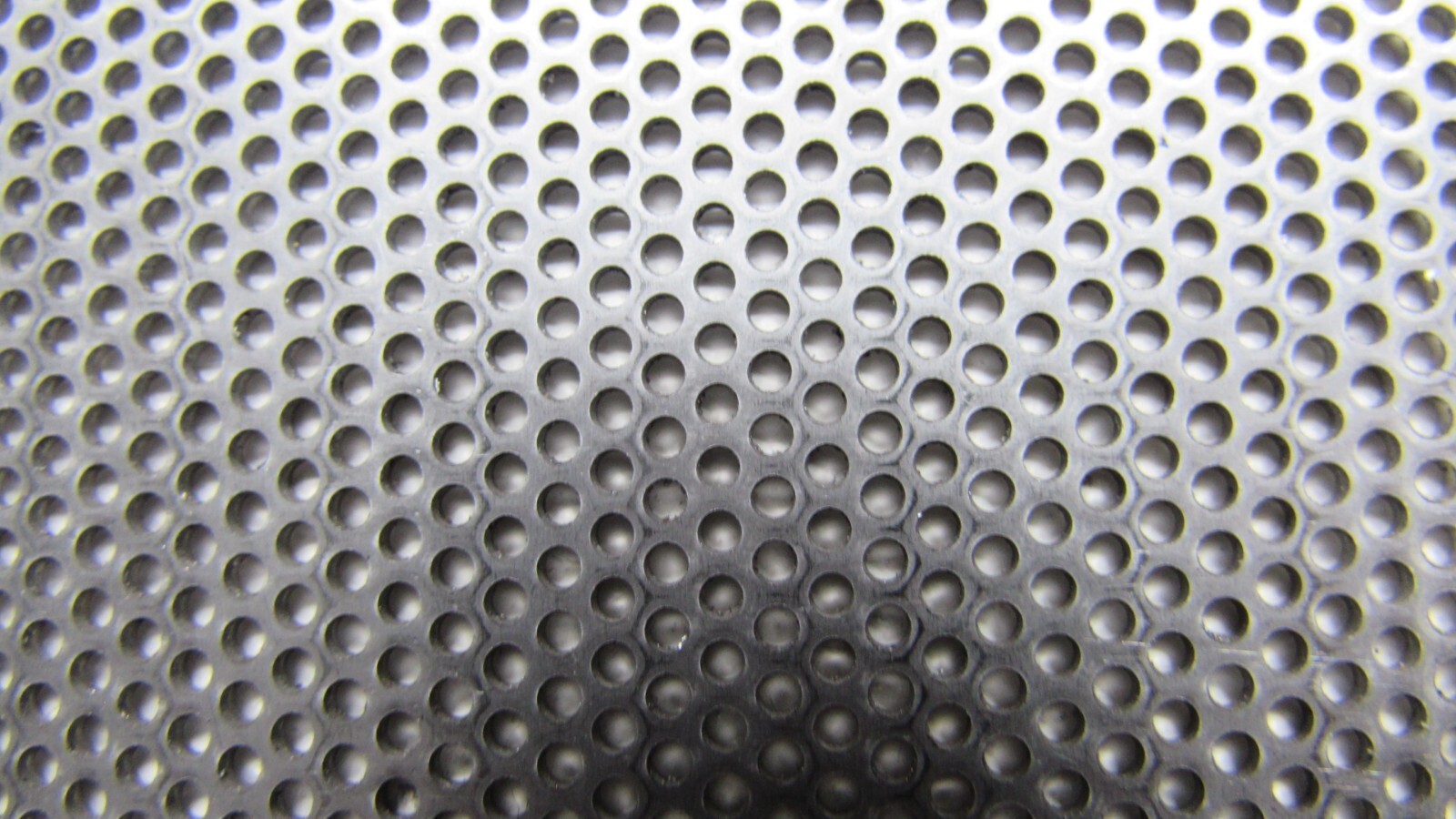 1/16″ HOLES –20 GAUGE 304 STAINLESS PERFORATED SHEET–11-1/2″ x 12-1/4″