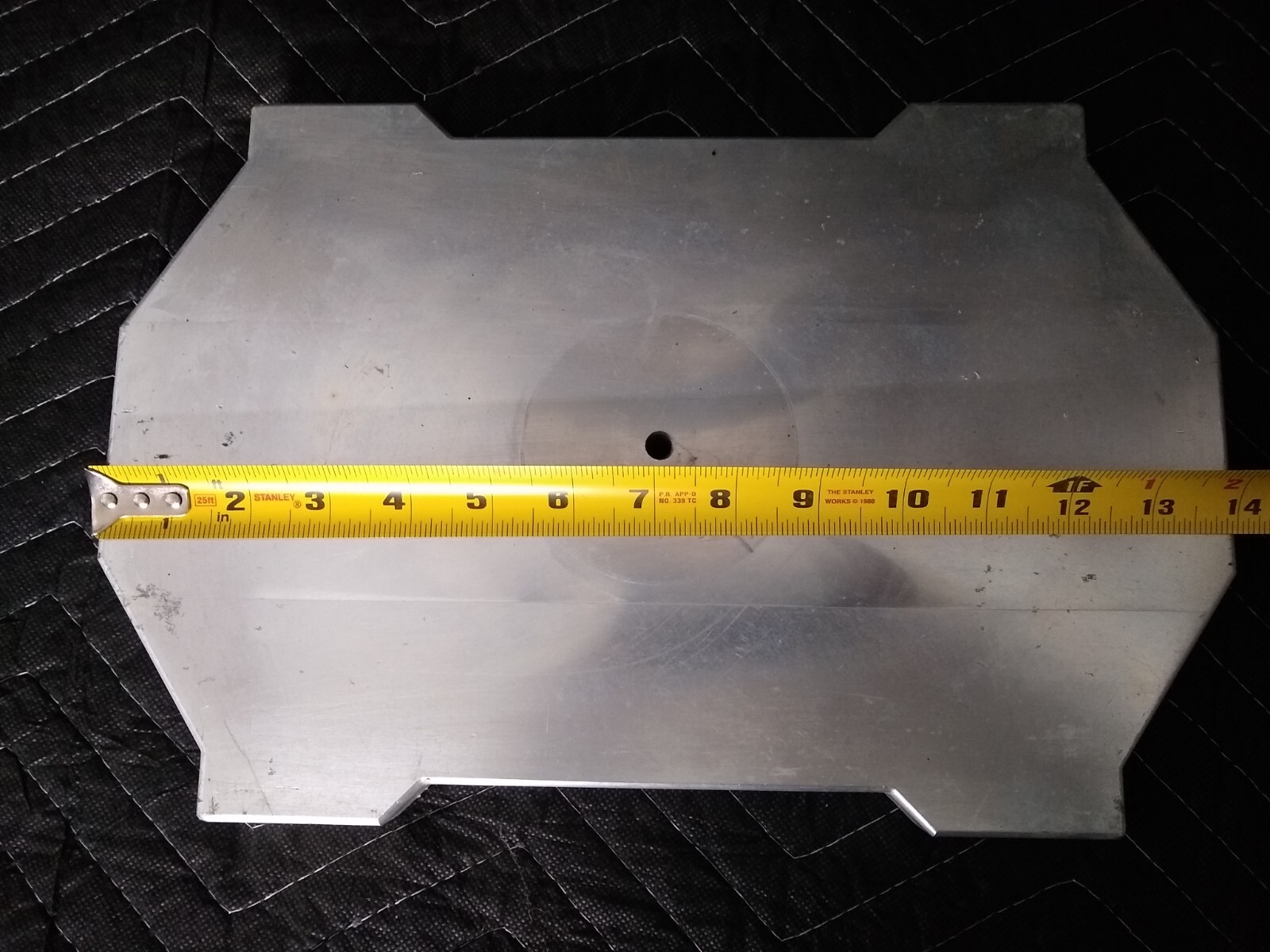 Aluminum Sheet cut out pcs 1.0″ x 14.0″ Wide x 9.5″ Length, 1 Unit