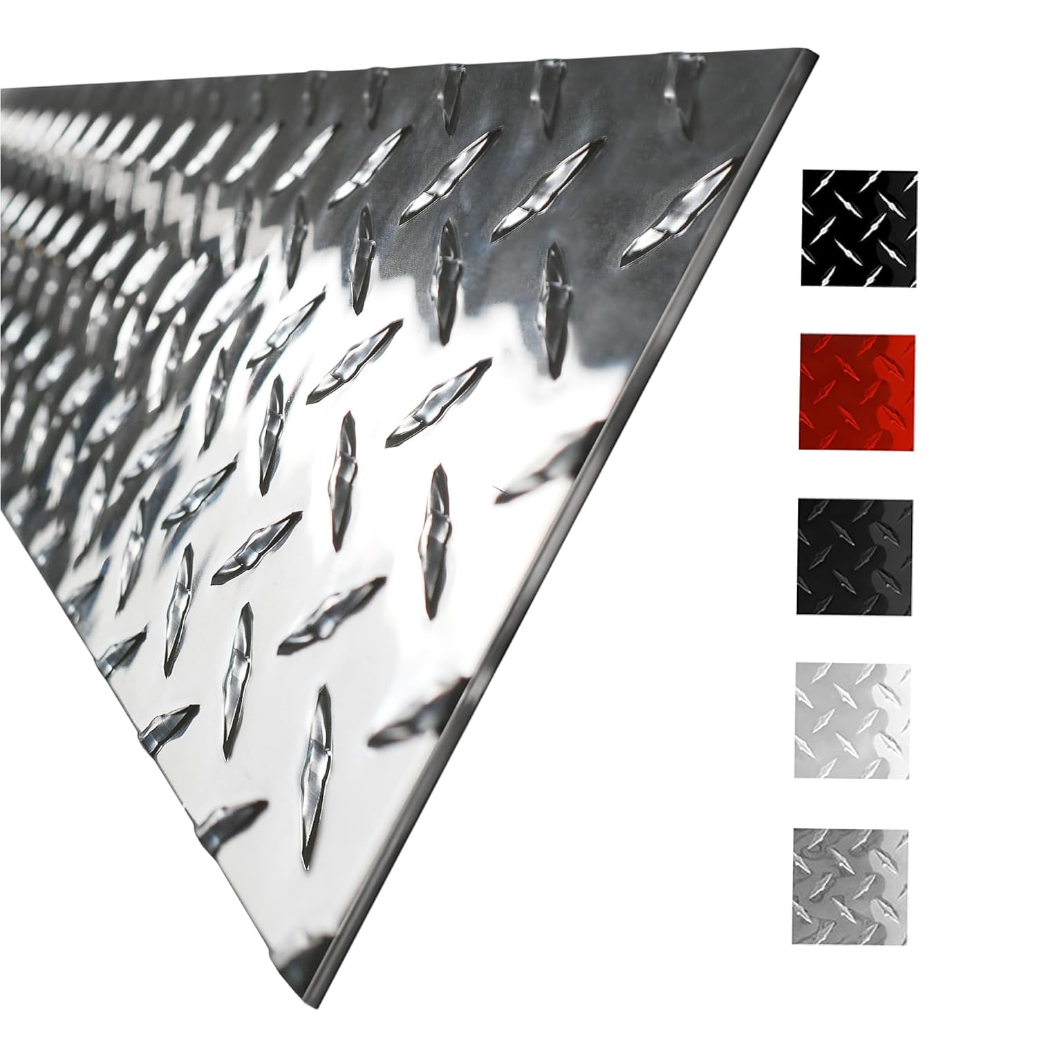18In. X 120In. – Diamond Plate Sheet Metal, Heavy-Duty Genuine Commercial-Grade
