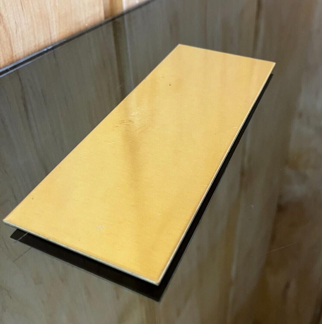 1/16″ BRASS SHEET PLATE NEW 2″X5″ .0625 Thick *CUSTOM SIZES AVAILABLE*