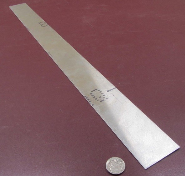 6061 T6 Aluminum Bar .016″ Thick x 2.0″ Wide x 48″ Length, 3 Pieces