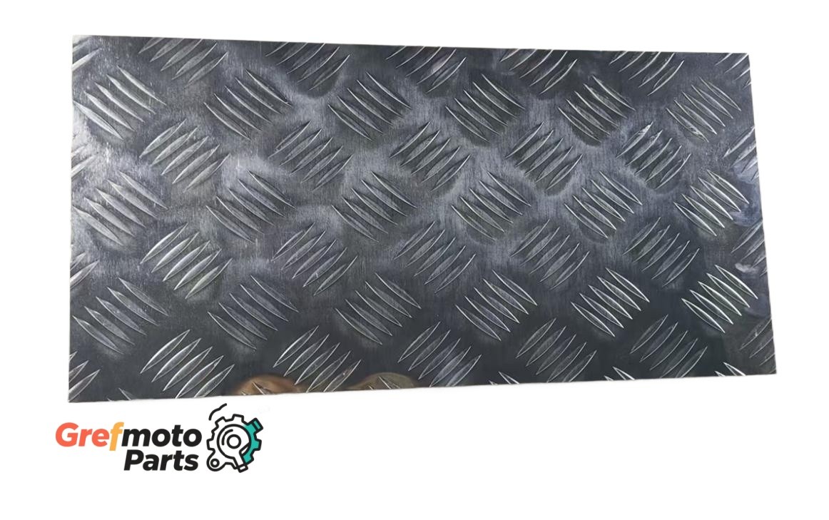 10”x20” Silver Diamond Plate Aluminum Sheet Metal Tread Plate