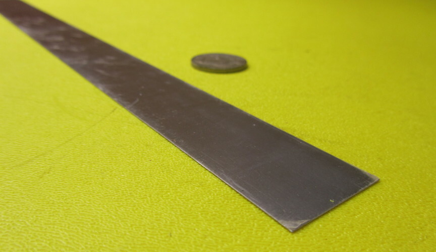 301 Stainless Steel Sheet Shim, .010″ (+/-.0007″) x 1.0 x 100 Foot Length